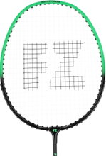 Forza Badmintonschläger Play 100 (Einsteiger-/Freizeitschläger) schwarz/grün - besaitet -